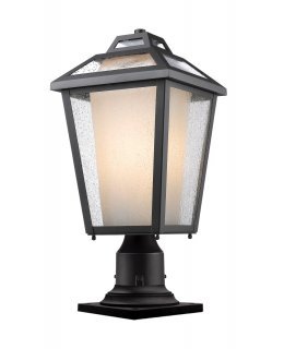 Z-Lite 532PHMR-533PM-BK Memphis 533 Outdoor Pier Mount Light